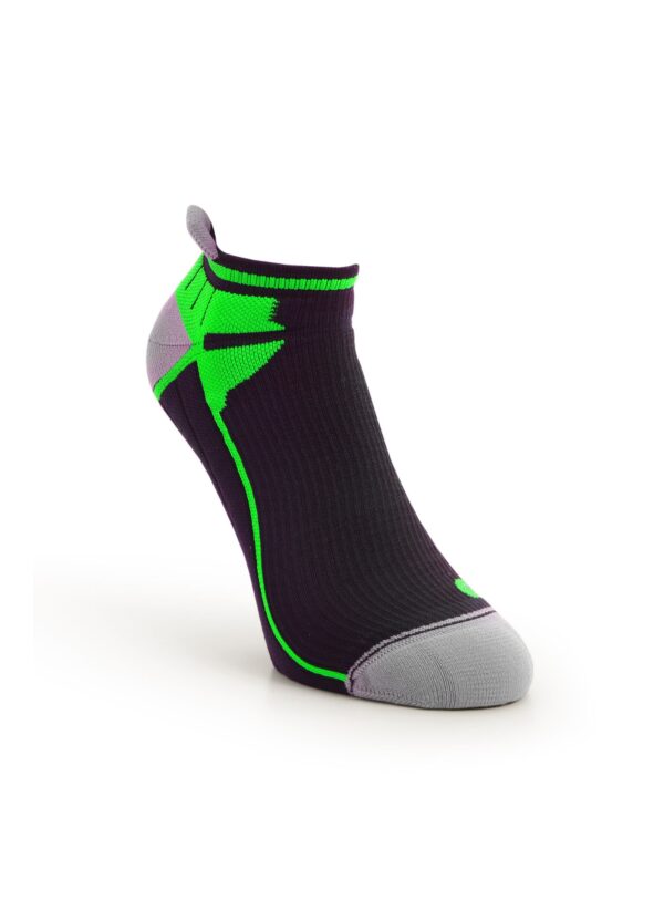 Soquete Compressão Desportiva Verde Fluorescente
